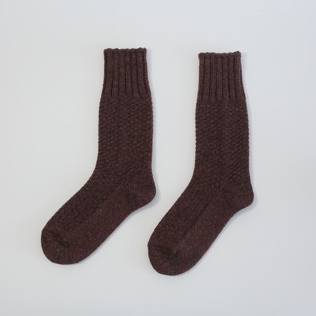 ウールコットンブーツソックス （西口靴下）