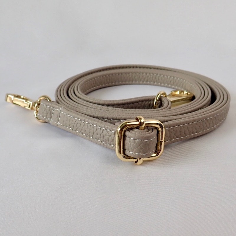 送料無料】ショルダーストラップ〈グレージュ〉 Cottonraffia 