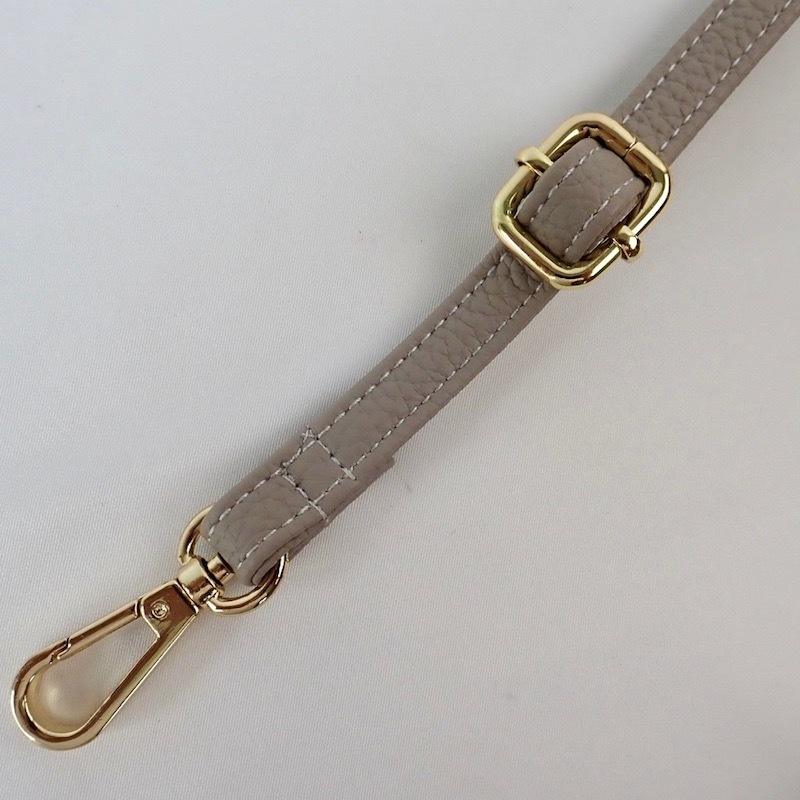 送料無料】ショルダーストラップ〈グレージュ〉 Cottonraffia 