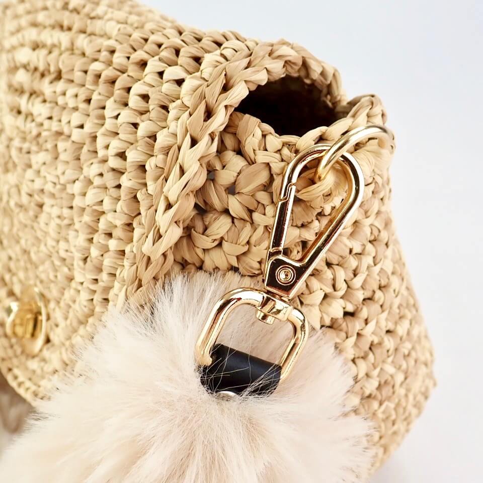 manimaris 熱し フォックス ファーバッグ 