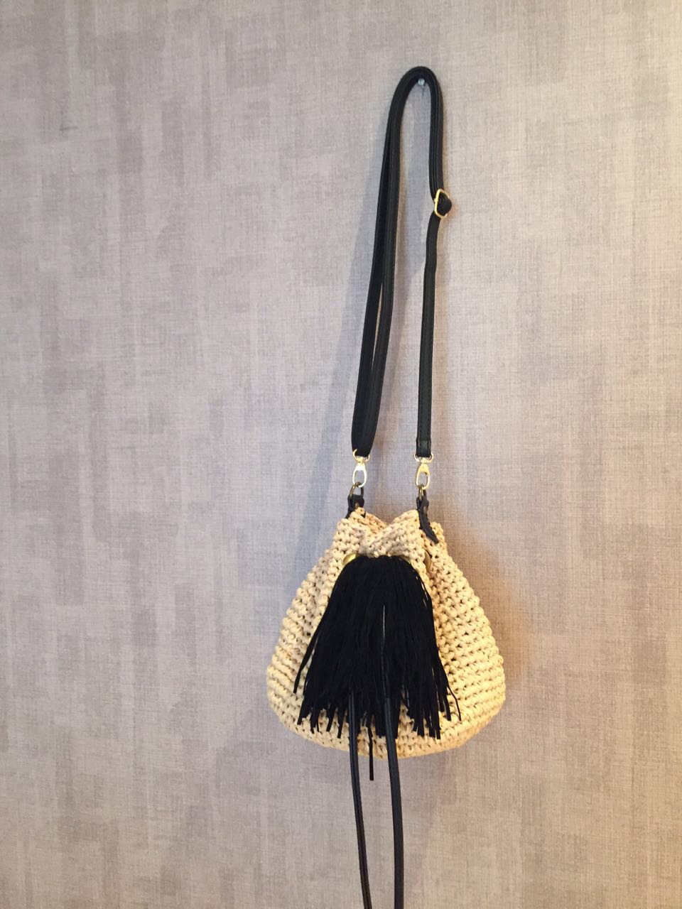 送料無料】ショルダーストラップ〈ライトグレー〉 Cottonraffia