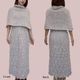 ҥåȥ󥸡Snow Fluffy Dress&PonchoåȡҼʬΥåȥåפԤ롪ӡԤߡۡDesigned by Asukachan_knit