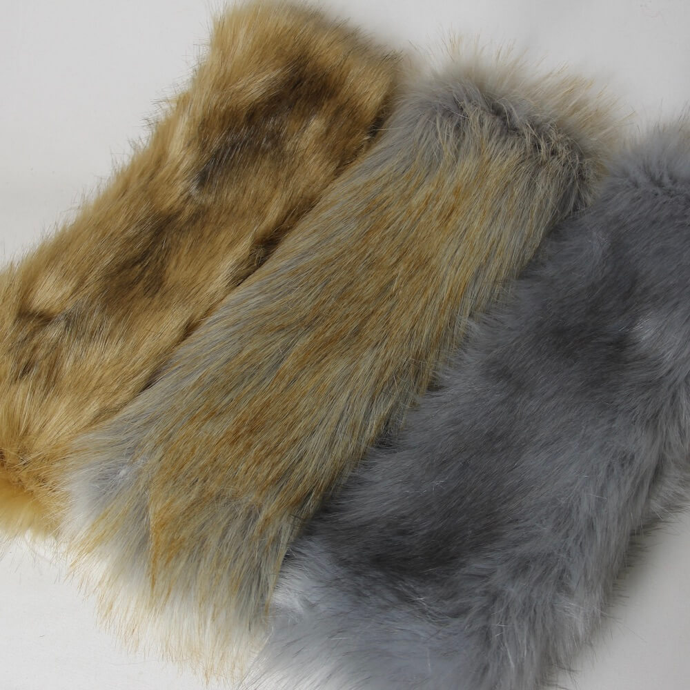 送料無料】着脱式ファー（シルバーフォックス） 