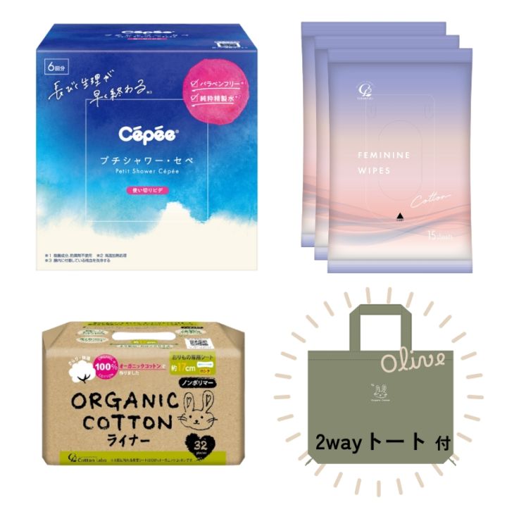 オーガニックコットンナプキン 羽つき 18個 | ナプキン・ライナー