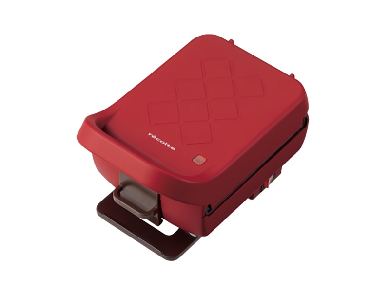 recolte レコルト プレスサンドメーカー プラッド マットレッド RPS-2(R)