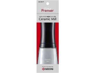 京セラ キョウセラ セラミックミル スパイス・結晶塩用(ガラス容器) 150ml ブラック CM-20-FP