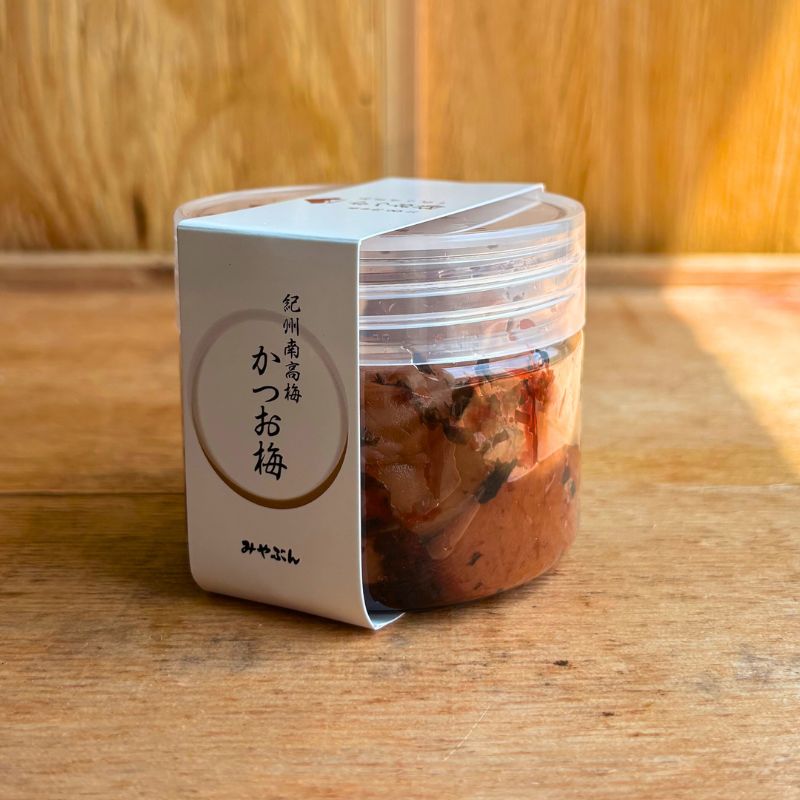 かつお梅（塩分8% / 100g） | 紀州福の梅本舗みやぶん