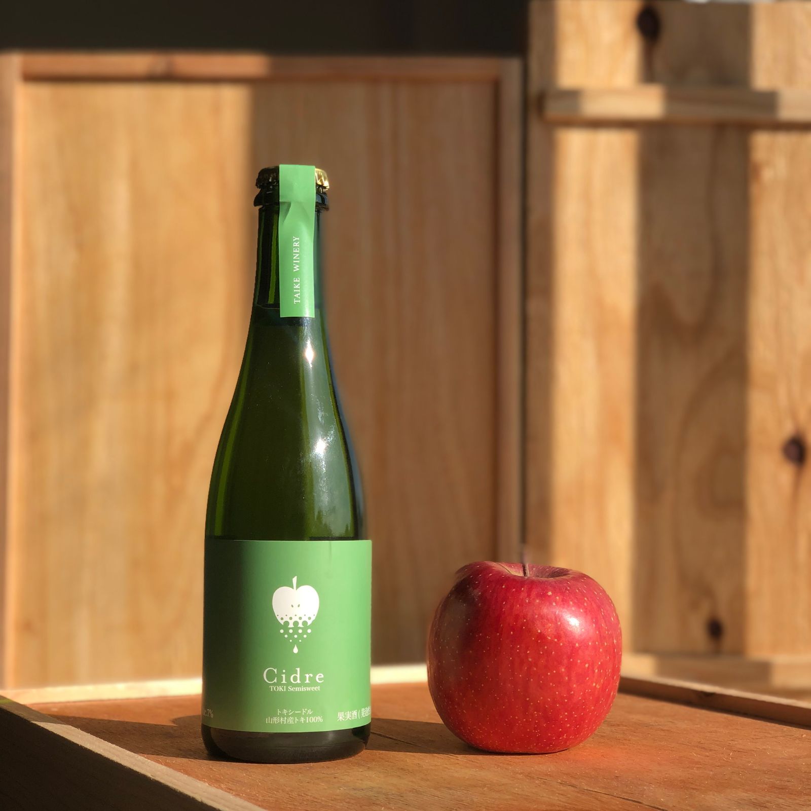 トキ シードル セミスイート 375ml | 大池ワイナリー