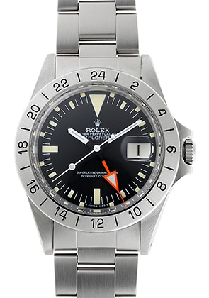 Explorer II 自動巻き時計 ロレックス - エクスプローラーII 1983年 | ROLEX | 1655 | SS 黒文字
