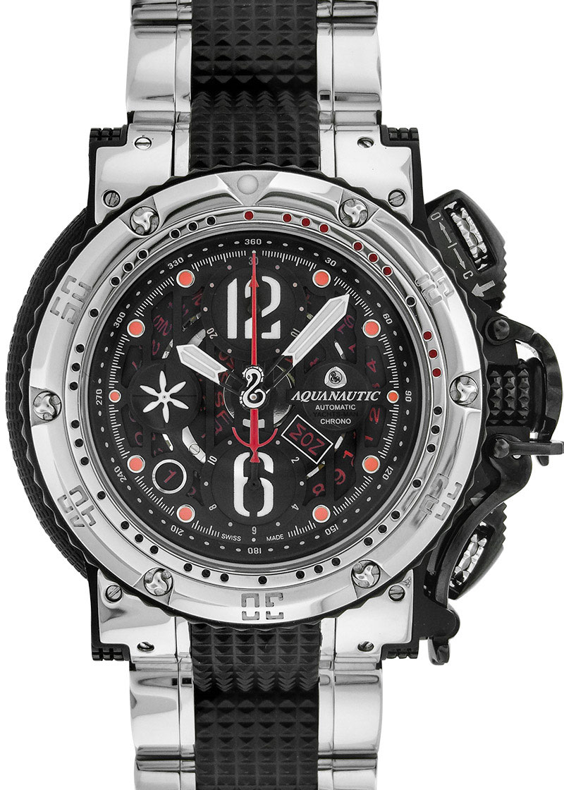 アクアノウティック 自動巻 クロノグラフ ダイバー おおきく 