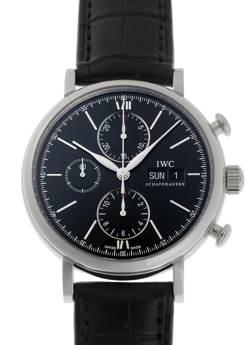 IWC - ポートフィノ クロノグラフ | International Watch Company | IW391010 | SS 黒文字盤 自動巻き  レザー | 中古 |