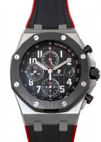 オーデマピゲ - ロイヤルオーク オフショア クロノグラフ | AUDEMARS PIGUET | 26470SO.OO.A002CA.01 SS 黒文字盤 自動巻き ラバー | 中古 |