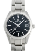 グランドセイコー - ヘリテージコレクション スプリングドライブ | GRAND SEIKO | SBGA203(9R65-0AA0) | SS 黒文字盤 スプリングドライブ ブレスレット | 未使用品