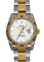 ロレックス - オイスター パーペチュアル デイトジャスト ターノグラフ 日本限定 | ROLEX | 116263 | YG&SS 白文字盤 自動巻き ブレスレット | 中古