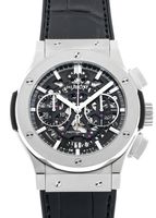 ウブロ - アエロフュージョン クロノグラフ | HUBLOT | 525.NX.0170.LR | TI スケルトン文字盤 自動巻き ラバーアリゲーター | 中古