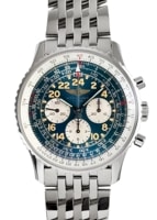 ブライトリング - ナビタイマー コスモノート | BREITLING | S122C121FBA(A12023) | SS ブルー文字盤 手巻き ブレスレット | 中古