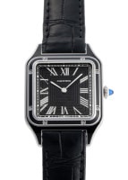 カルティエ - サントス デュモン LM | CARTIER | WSSA0046 | SS 黒文字盤 手巻き レザー | 委託品 | 未使用品