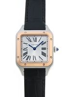 カルティエ - サントス デュモン SM | CARTIER | W2SA0038 | PG&SS シルバー文字盤 クォーツ レザー