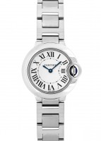 カルティエ - レディース バロンブルー | CARTIER | W69010Z4 | SM SS シルバー文字盤 クォーツ ブレスレット