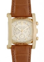 ブルガリ AA44C13GLDCH アショーマ クロノグラフ 44mm YG 白文字盤 レザー