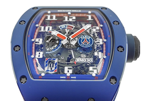 リシャールミル　ベルクロストラップ　055 030 035 水色 希少 】リシャールミル Richard Mille ベルクロブルー - メルカリ