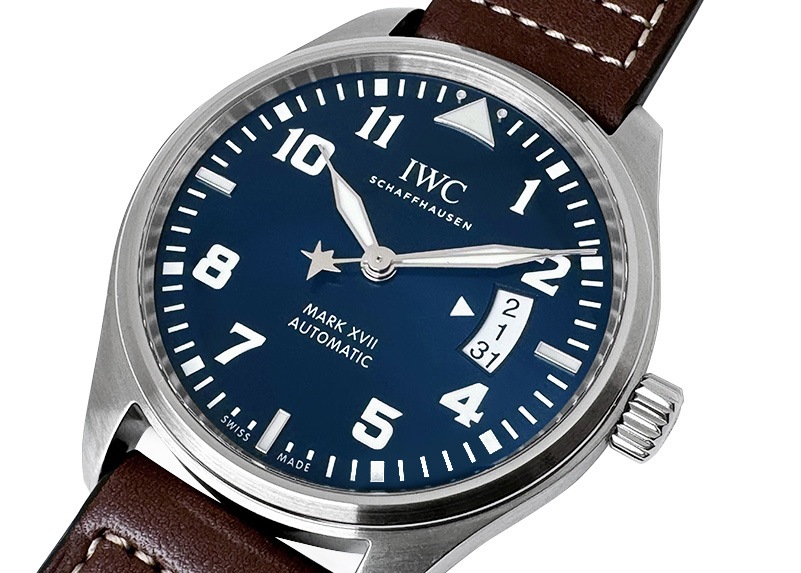 ジ*ク様 IWC 自動巻き 腕時計 黒文字盤 ステンレス プティプランス