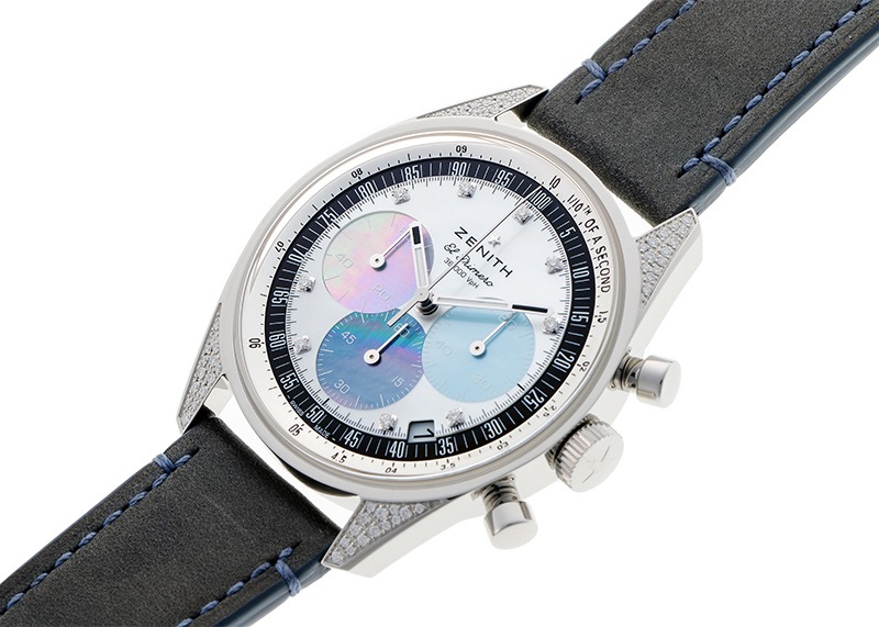 中古 アンティーク ゼニス ZENITH スクエア デイト シャンパン