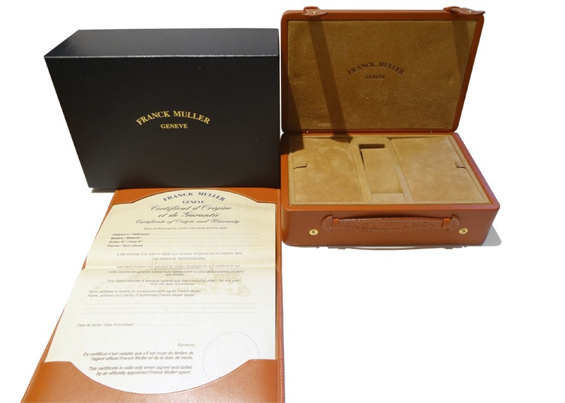 フランクミュラー 8880CDT カサブランカ デイト SS 黒文字盤 自動巻き