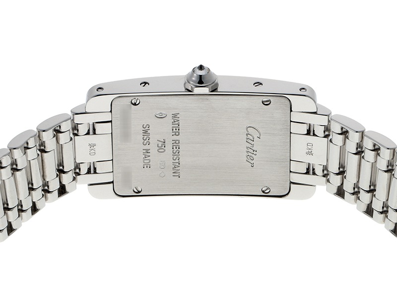 中古 カルティエ CARTIER WB7073L1 シルバー レディース 腕時計 カルティエ タンクアメリカン SM WB7073L1 シルバー レディース 時計
