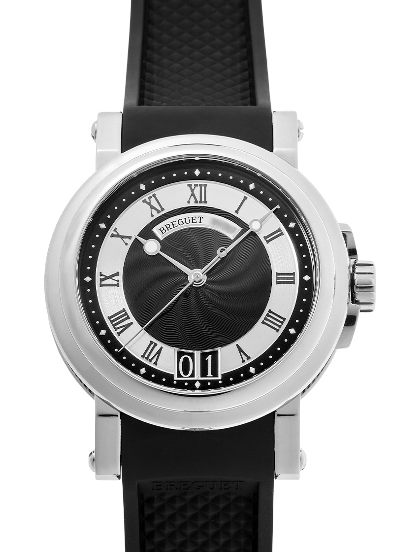 ブレゲ マリーン2 ラージデイト5817用 黒ラバーベルト XSサイズ ブレゲ - マリーン II ラージデイト | BREGUET | 5817ST/92/5V8 | SS