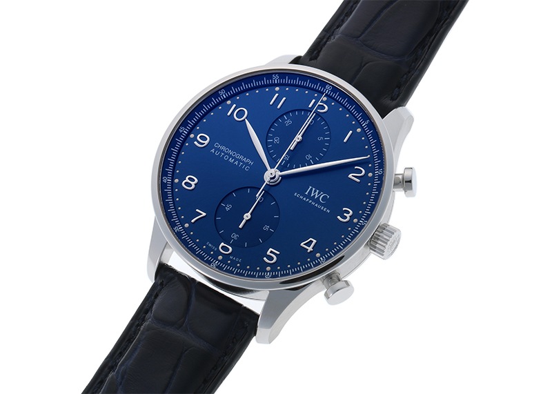 IWC ポルトギーゼ IW371417 青針 Dバックル IWC ポルトギーゼ IW371417 青針 Dバックル