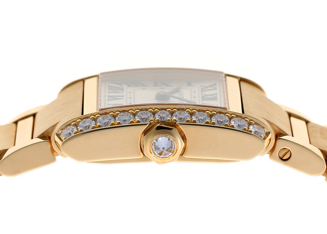 カルティエ - タンク フランセーズ SM ベゼルダイヤ | CARTIER