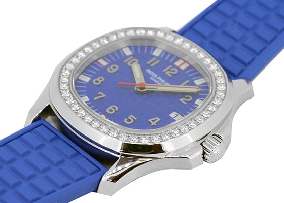 『PATEK PHILIPPE』純正USEDラバーベルト　アクアノートルーチェ パテック フィリップ アクアノート5167専用 グリーン【パテック