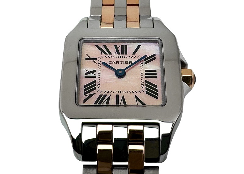 Cartier カルティエサントスドゥモワゼルSM コマ カルティエ - サントス ドゥモワゼルSM | CARTIER | W25074Y9 | PG/SS