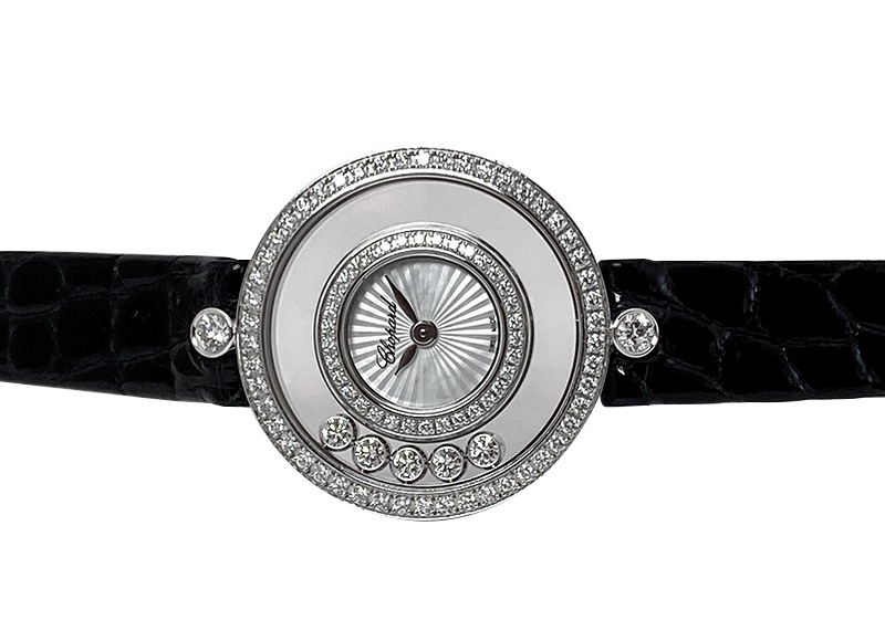 Chopard ショパール純正 アリゲーターベルト ブラック 黒 22mm 比較