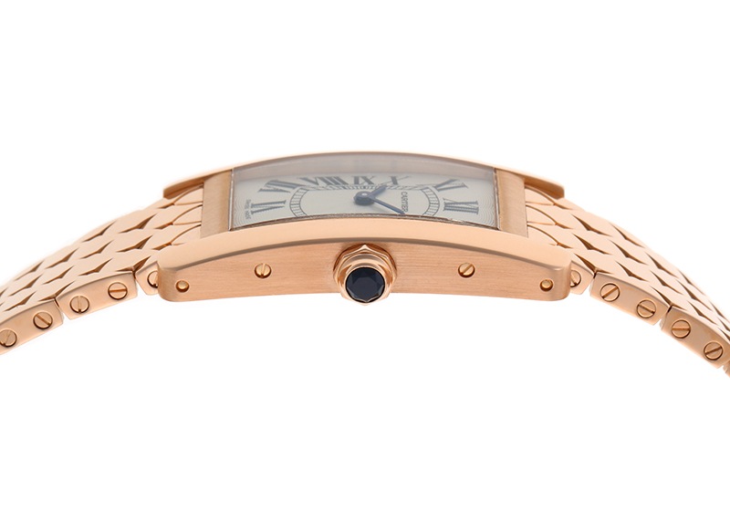カルティエ タンクアメリカンSM PG W2620031 PG･RG クォーツ カルティエ - タンクアメリカン SM | CARTIER | W2620031 | PG