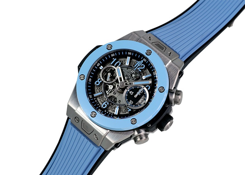 ウブロ　ビッグバンウニコ　ラバーベルト ウブロ HUBLOT ビッグバン ウニコ 441用 デニム×ラバーバンド