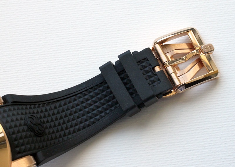 正規品 ハリーウィンストン オーシャンダイバー 純正ラバーベルト 黒