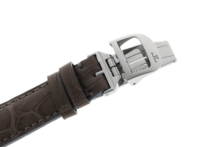 ジャガールクルト　クロコストラップ 黒 約20mm ジャガールクルトクロコストラップ 黒 約20mm