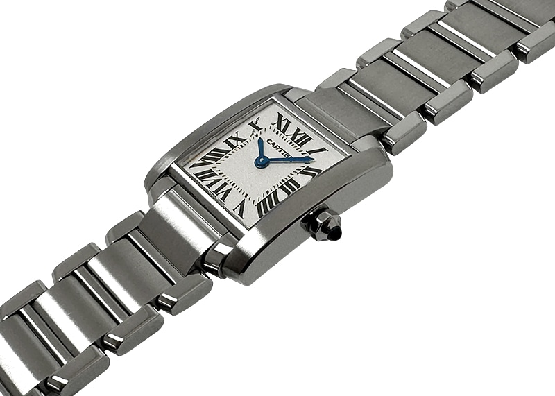 Cartier　カルティエ　タンクフランセーズ　腕時計コマ　SM　ブレス カルティエ - タンクフランセーズSM | CARTIER | W51008Q3 | SS 白文字