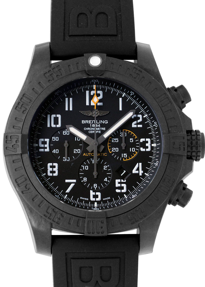 ブライトリング Xb0170 アベンジャー ハリケーン クロノグラフ ブライトライト 黒文字盤 自動巻き ラバー 高級腕時計専門店 表参道 南青山クロンヌ Couronne Breitling ブライトリング