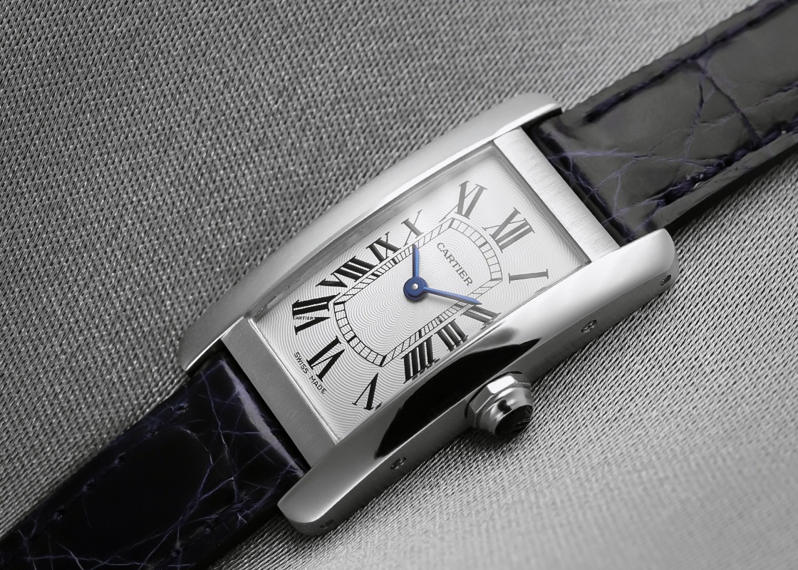 カルティエ タンクアメリカンSM WG W2601956 WG クォーツ Cartier（カルティエ） CARTIER W2601956 タンクアメリカン SM K18WG