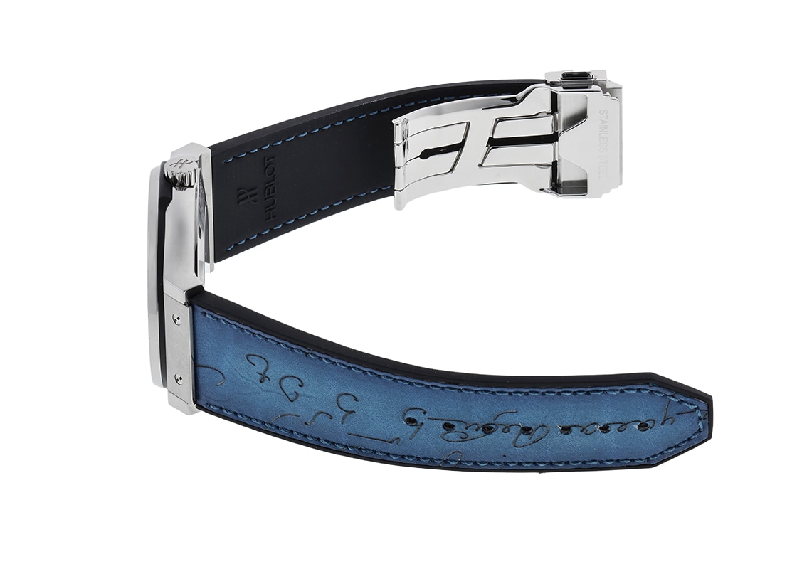 ウブロ クラシックフュージョン ベルルッティ スクリットオーシャンブルー の箱 HUBLOT - HUBLOT ウブロ クラシックフュージョン ベルルッティ