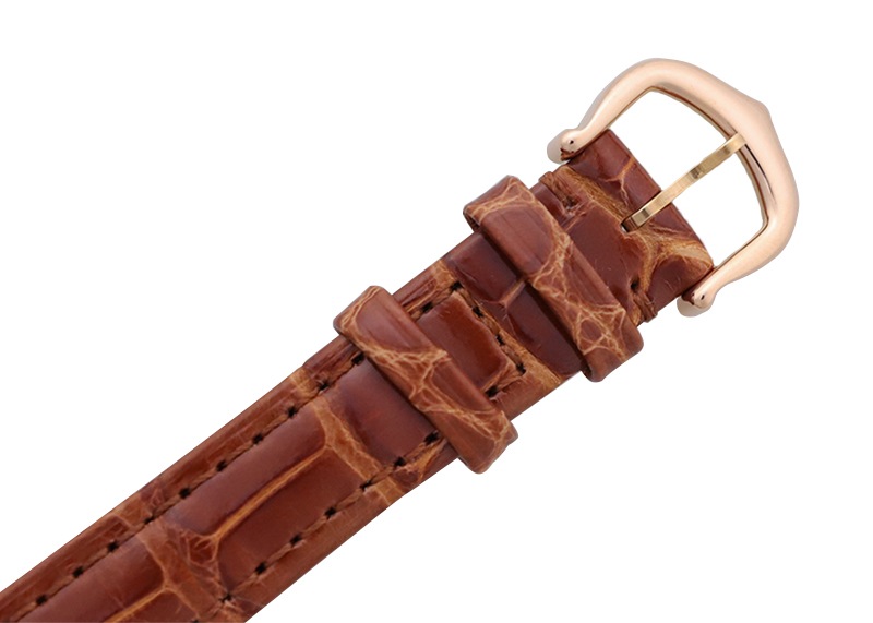 Cartier カルティエ　純正　タンクアメリカン　クロコ　替えベルト　尾錠付 Cartier カルティエ 純正 タンクアメリカン クロコ 替えベルト