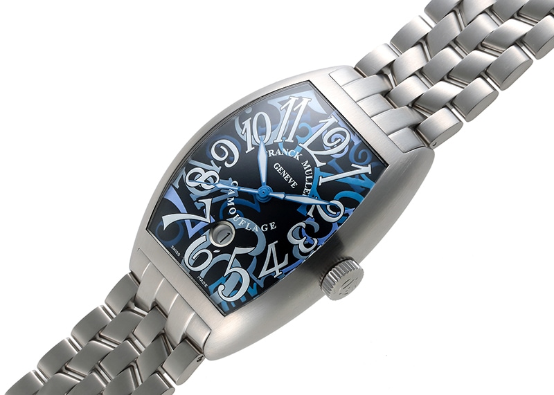 フランクミュラー カサブランカ 8880 CDT 白文字盤 メンズ デイト