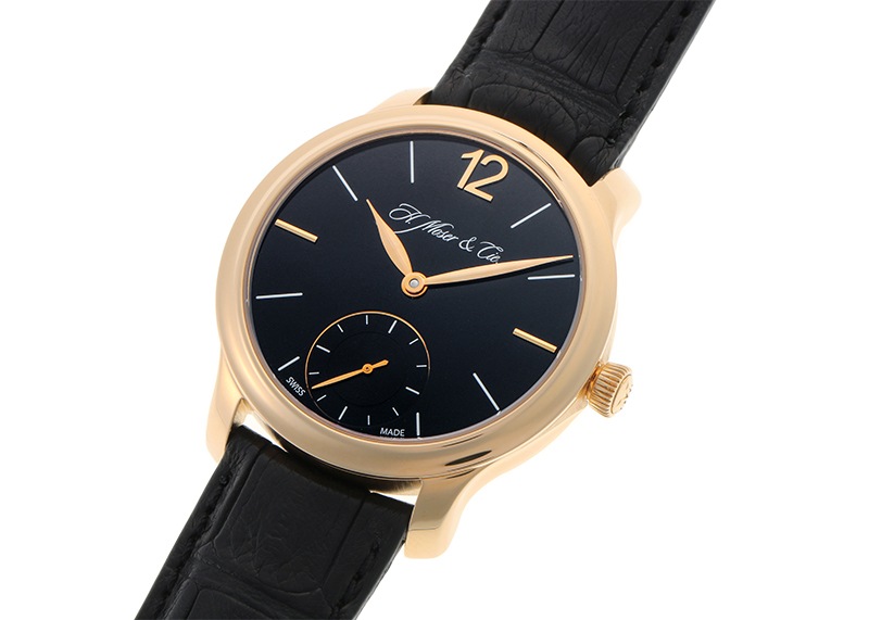 H.モーザー - マユ | H.MOSER&CIE | 321.503-007 | PG 黒文字盤 手巻き 