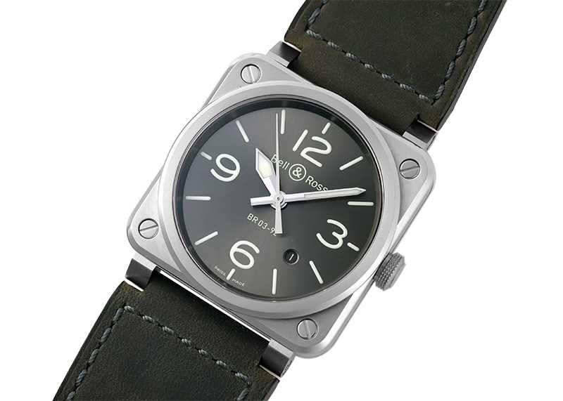 ベル&ロス - BR03-92 GREY LUM | BELL&ROSS | BR0392-GC3-ST/SCA | SS