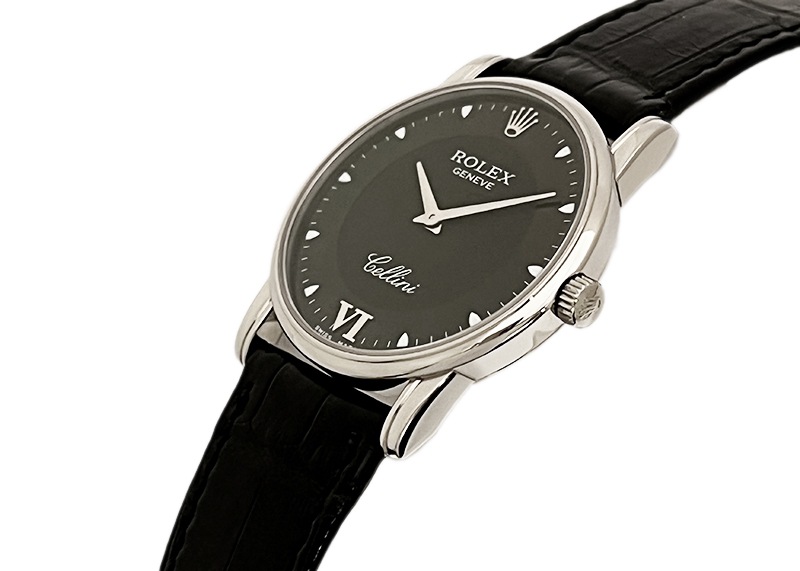 ロレックス - チェリーニ | ROLEX | 5116/9 | WG 黒文字盤 手巻き