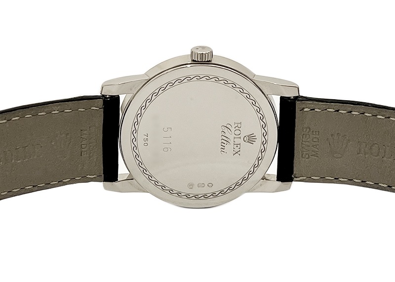 ロレックス - チェリーニ | ROLEX | 5116/9 | WG 黒文字盤 手巻き