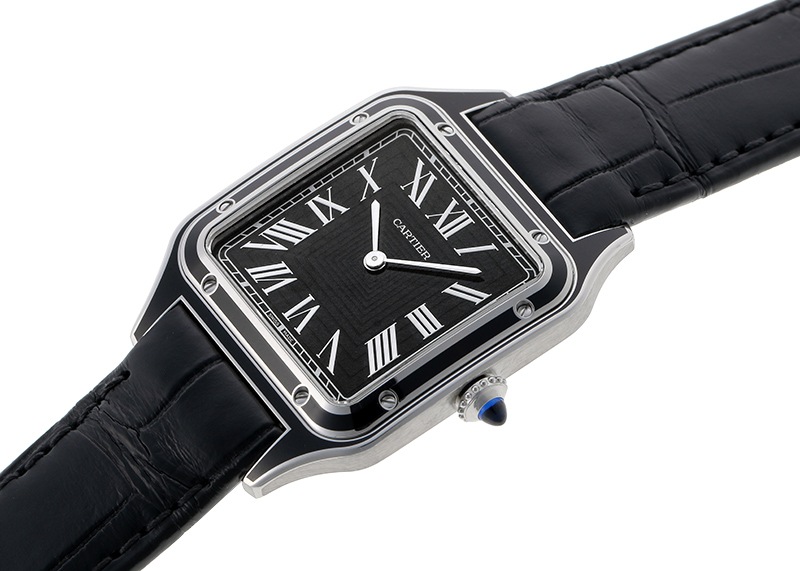 カルティエ - サントス デュモン LM | CARTIER | WSSA0046 | SS 黒文字